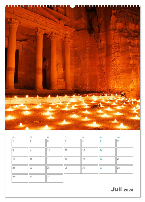 La Jordanie, un trésor en Orient (Calendrier mural CALVENDO Premium 2024) 