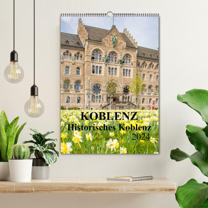 Koblenz - Historisches Koblenz (CALVENDO Wandkalender 2024)