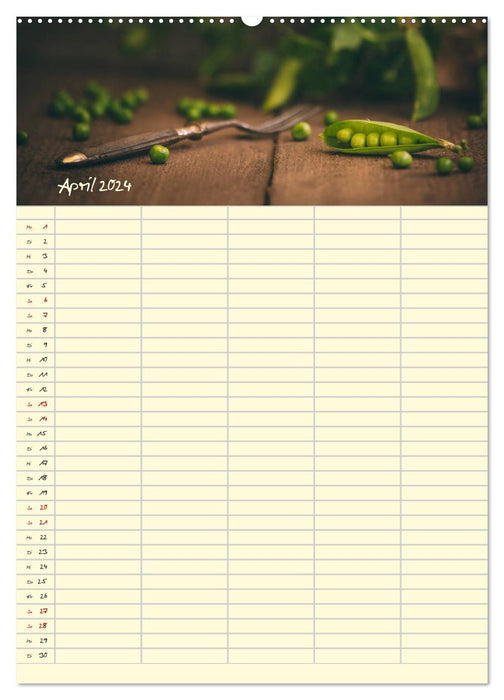 Gemüse aus dem Bauerngarten (CALVENDO Premium Wandkalender 2024)