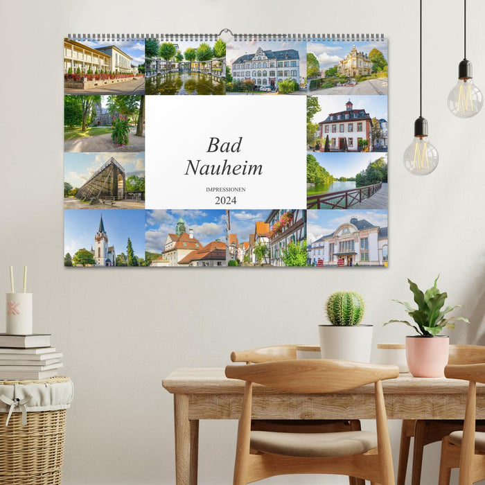 Bad Nauheim Impressionen (CALVENDO Wandkalender 2024)
