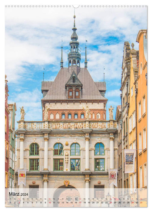 Gdansk – Vieille ville historique (Calvendo Premium Calendrier mural 2024) 