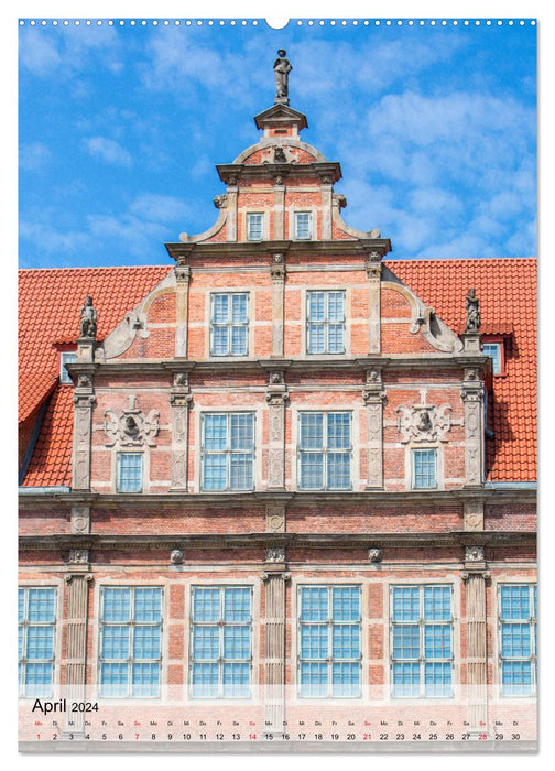 Gdansk – Vieille ville historique (Calvendo Premium Calendrier mural 2024) 