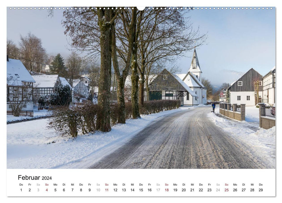 Westfeld-Ohlenbach au fil des saisons (Calendrier mural CALVENDO Premium 2024) 