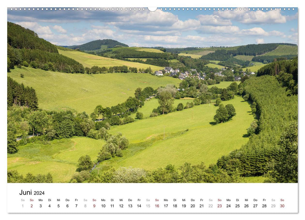 Westfeld-Ohlenbach au fil des saisons (Calendrier mural CALVENDO Premium 2024) 