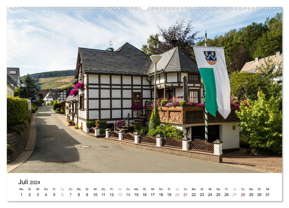 Westfeld-Ohlenbach au fil des saisons (Calendrier mural CALVENDO Premium 2024) 