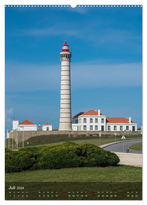 Die schönsten Leuchttürme in Portugal (CALVENDO Premium Wandkalender 2024)