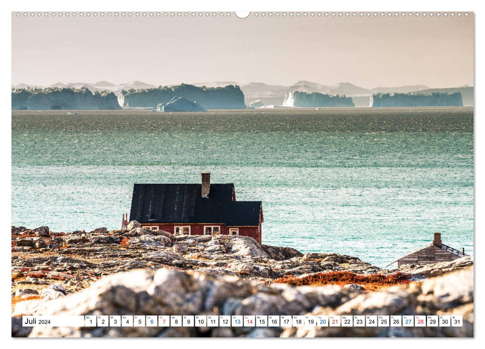 Scoresbysund - Sommer im größten und längsten Fjordsystem der Welt (CALVENDO Premium Wandkalender 2024)