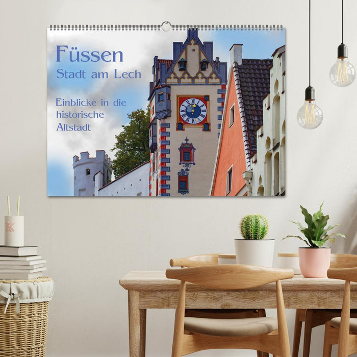 Füssen - Stadt am Lech (CALVENDO Wandkalender 2024)