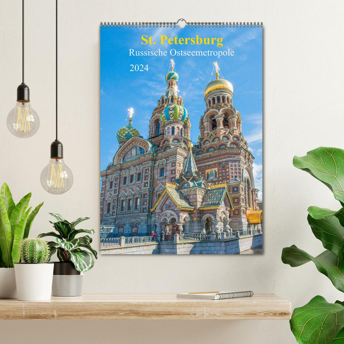 St. Petersburg - Russische Ostseemetropole (CALVENDO Wandkalender 2024)