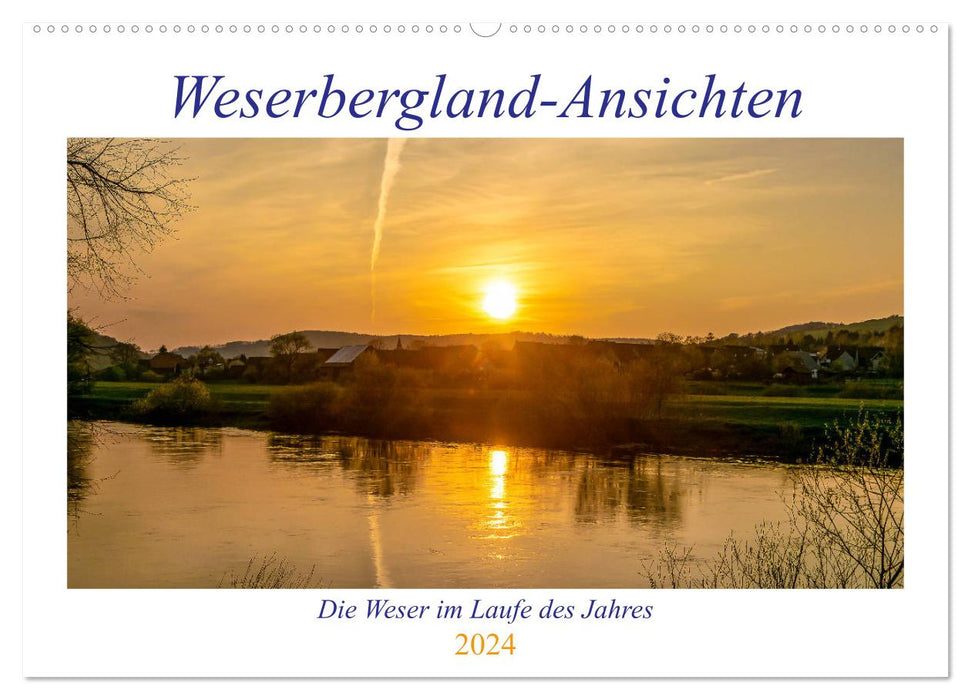 Weserberglandansichten (CALVENDO Wandkalender 2024)