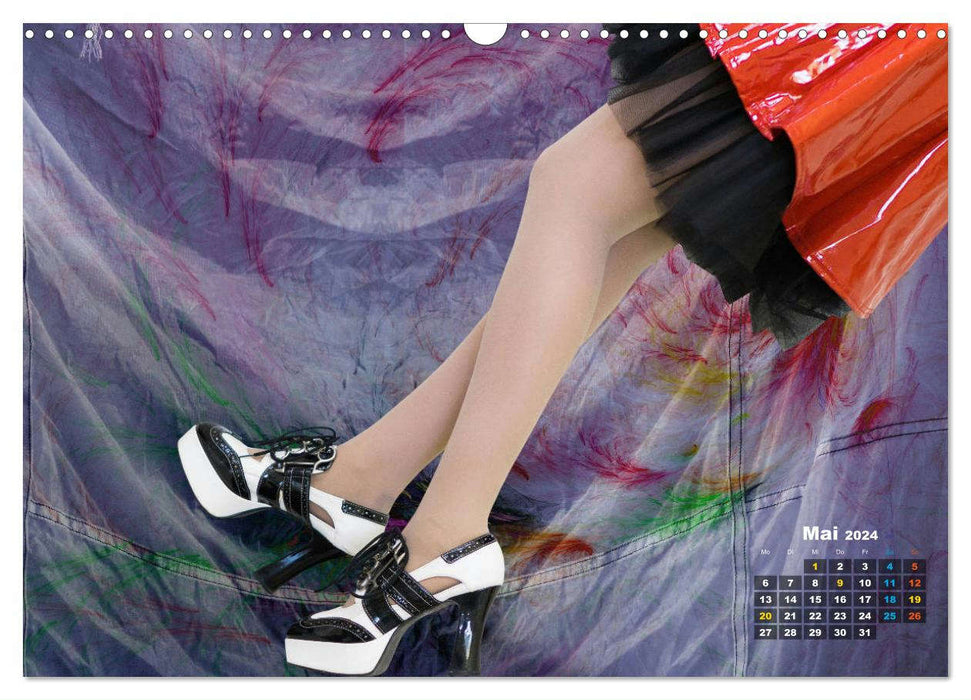 High Heels - Hohe Absätze machen lange Beine (CALVENDO Wandkalender 2024)