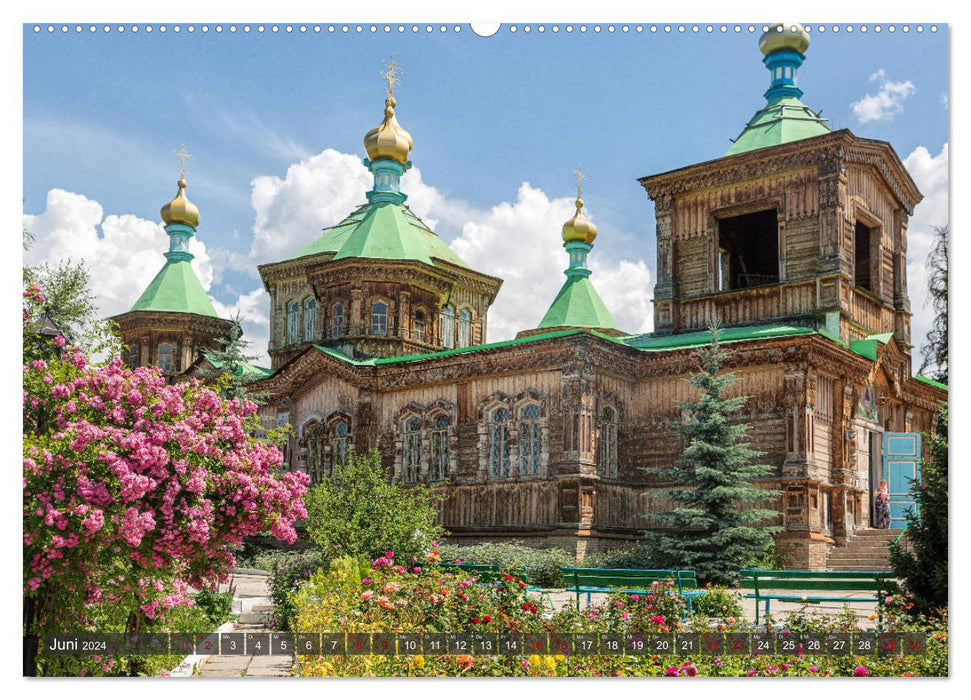 Kasachstan und Kirgistan (CALVENDO Premium Wandkalender 2024)