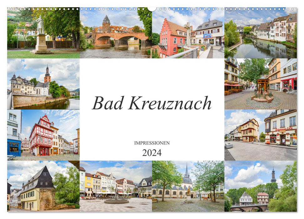 Bad Kreuznach Impressionen (CALVENDO Wandkalender 2024)