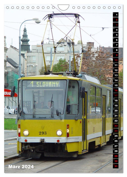 Tram in Hochform (CALVENDO Wandkalender 2024)