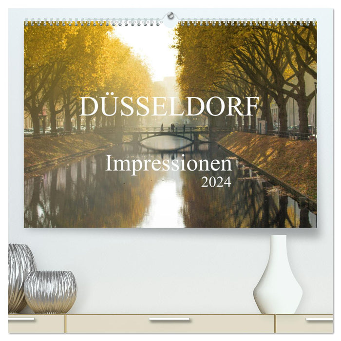Düsseldorf Impressionen (CALVENDO Premium Wandkalender 2024)