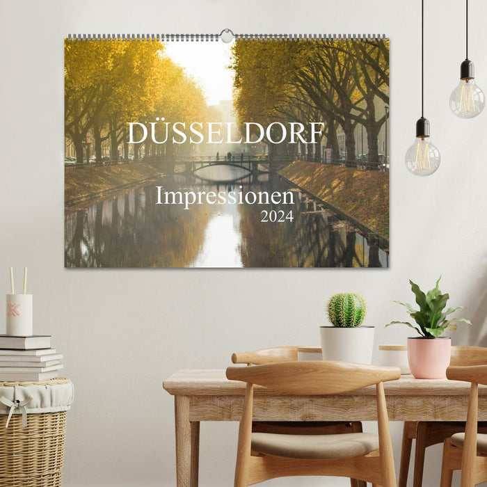 Düsseldorf Impressionen (CALVENDO Wandkalender 2024)