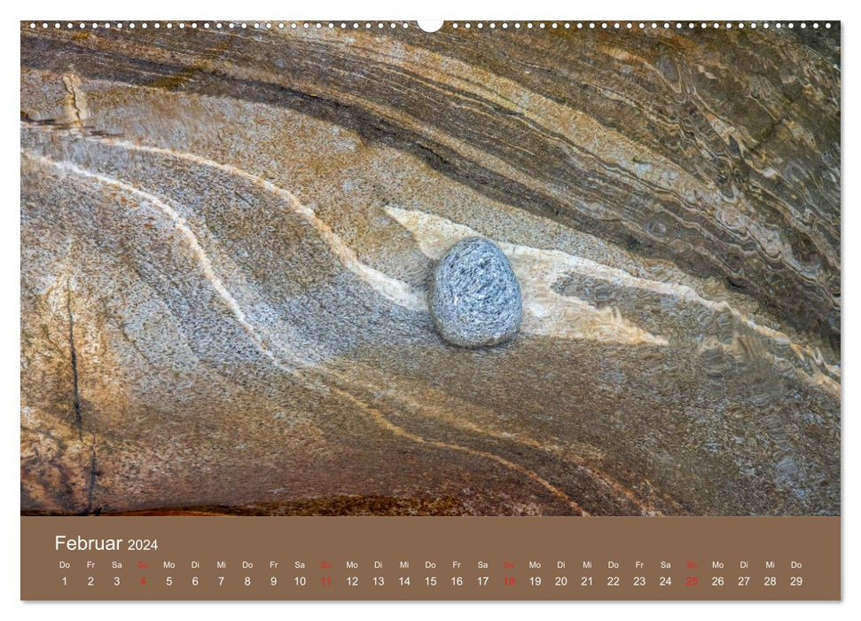 Wasser formt den Stein (CALVENDO Wandkalender 2024)