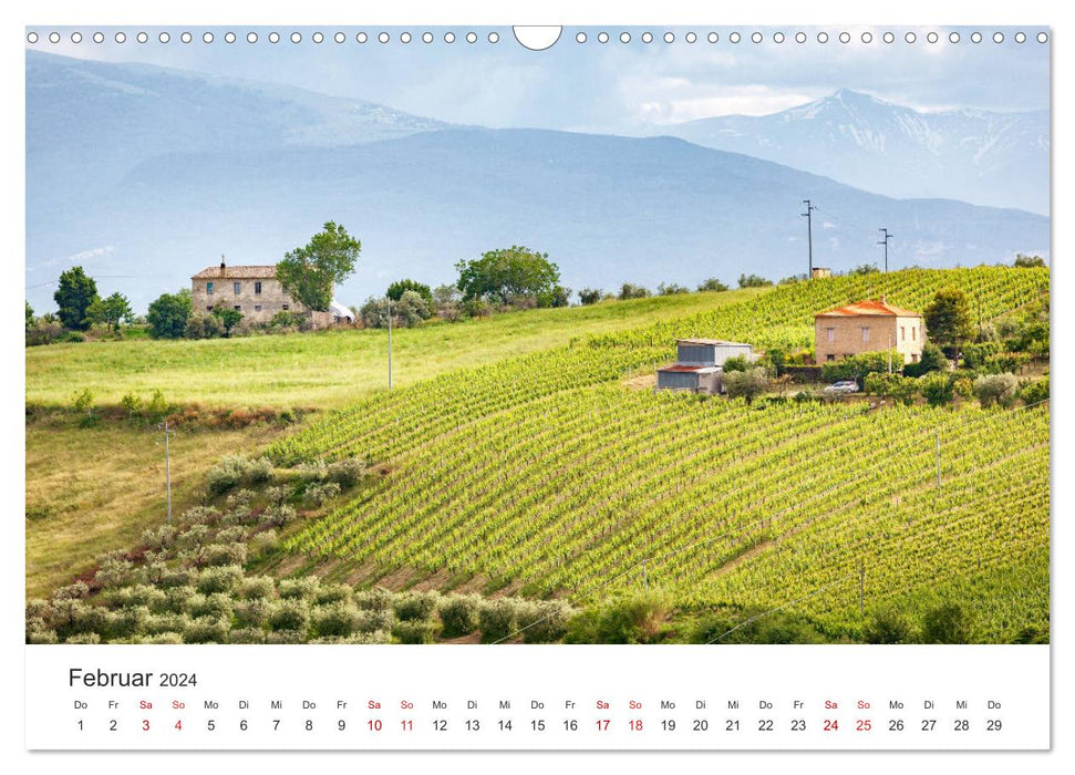 Die Marken - Italien wo es am schönsten ist (CALVENDO Wandkalender 2024)