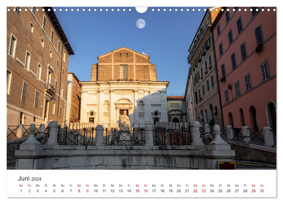 Die Marken - Italien wo es am schönsten ist (CALVENDO Wandkalender 2024)