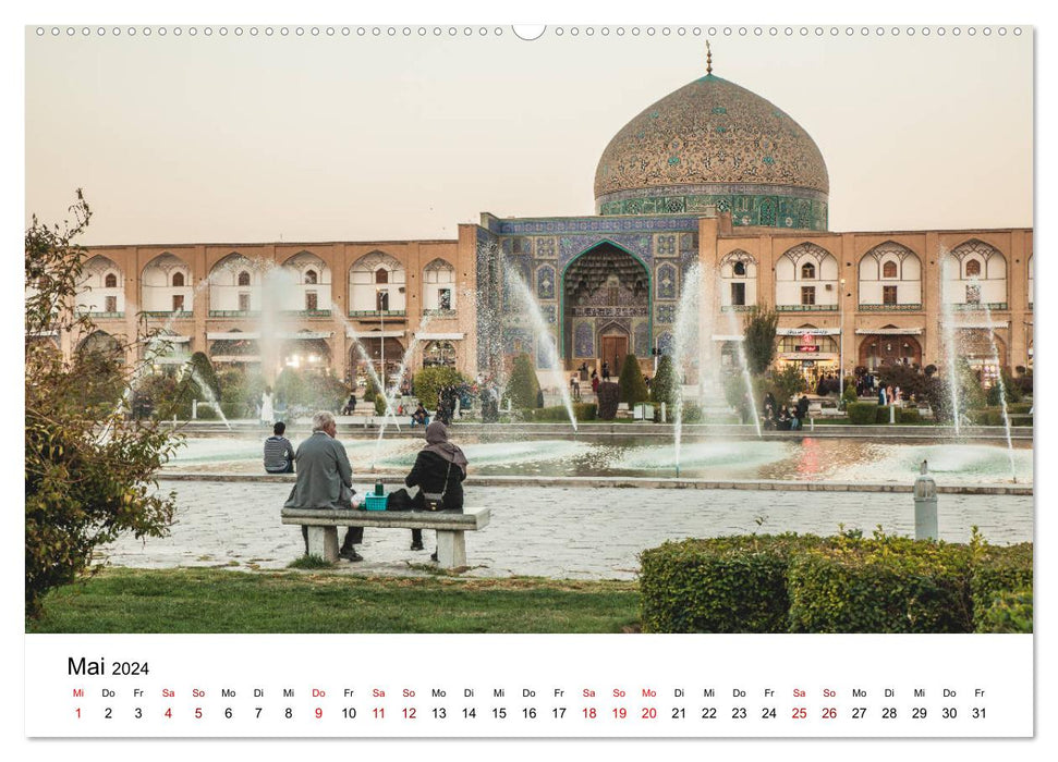 Rundreise Iran (CALVENDO Premium Wandkalender 2024)