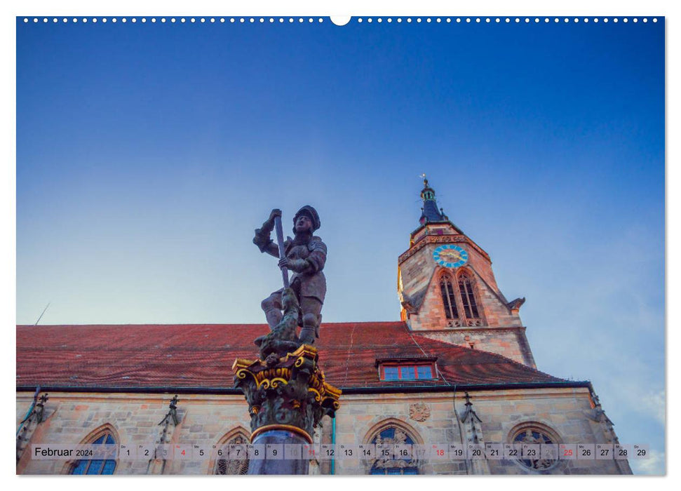 Tübingen - Impressionen aus der Universitätsstadt (CALVENDO Premium Wandkalender 2024)