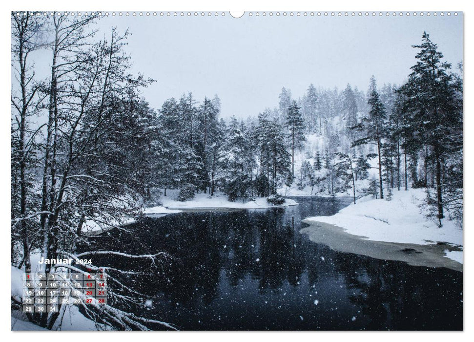 Aufregendes Norwegen (CALVENDO Premium Wandkalender 2024)