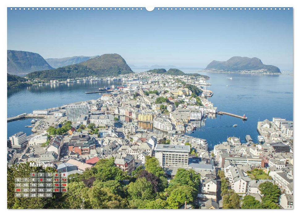 Aufregendes Norwegen (CALVENDO Premium Wandkalender 2024)