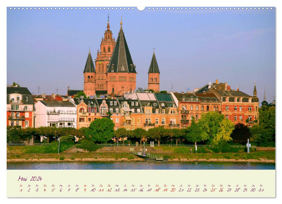 Mainz Kultur und Lebenslust (CALVENDO Premium Wandkalender 2024)