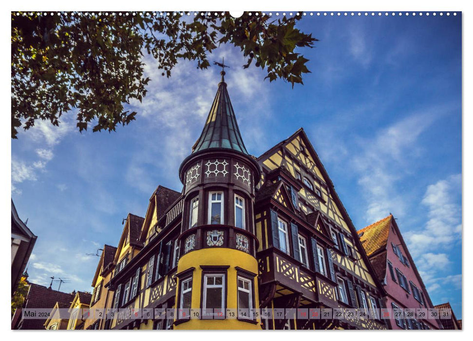 Tübingen - Impressionen aus der Universitätsstadt (CALVENDO Wandkalender 2024)