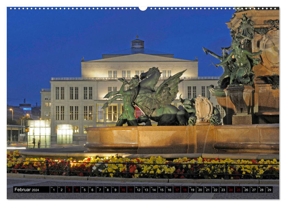Leipzig Die Sachsenmetropole mit großer Vergangenheit (CALVENDO Premium Wandkalender 2024)