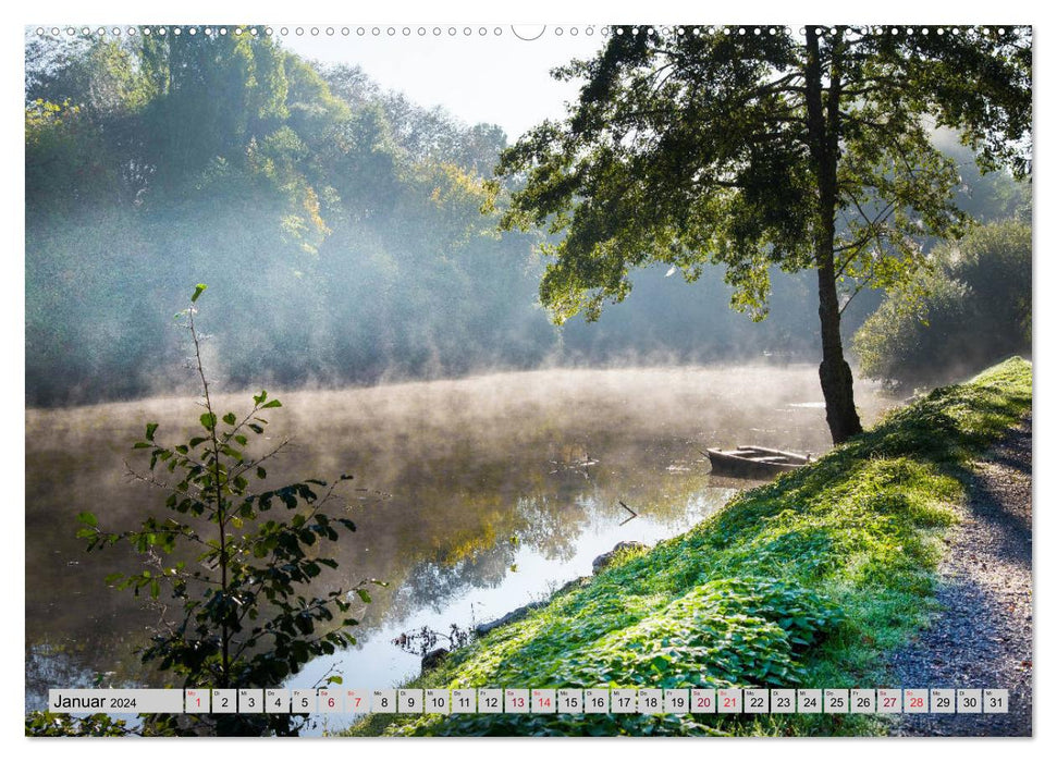 An den Ufern der Dordogne (CALVENDO Wandkalender 2024)