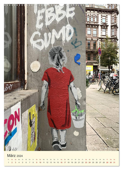 Hamburg StreetArt Classics (CALVENDO Premium Wandkalender 2024)
