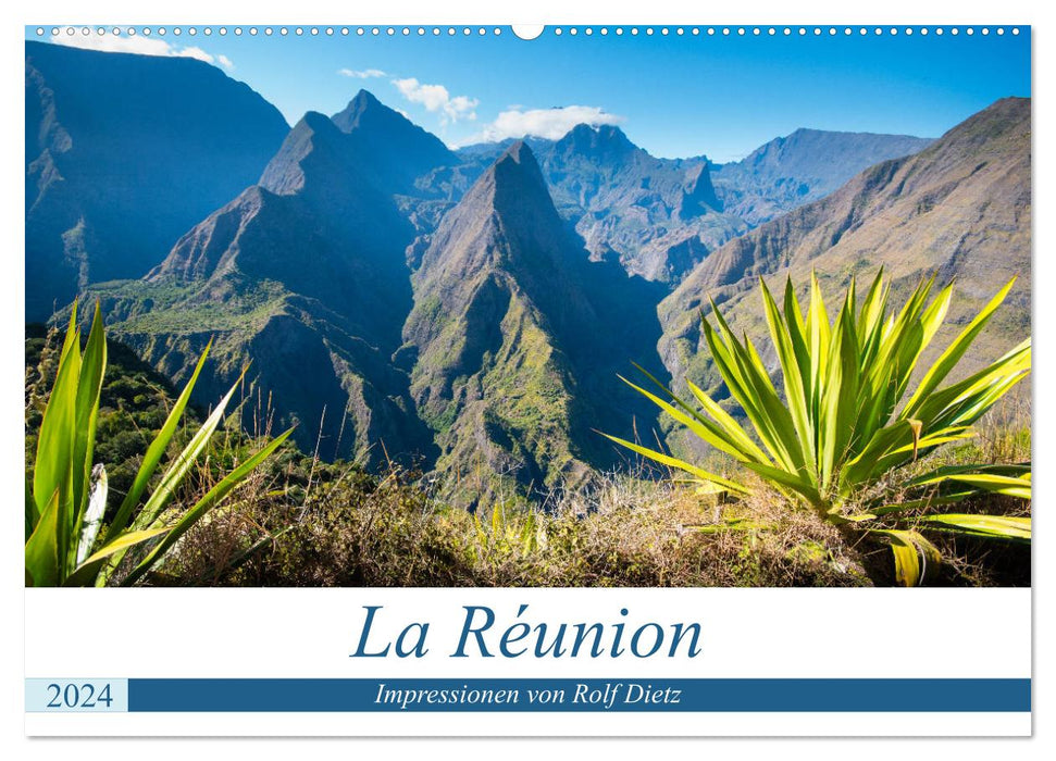 La Réunion - Impressionen von Rolf Dietz (CALVENDO Wandkalender 2024)