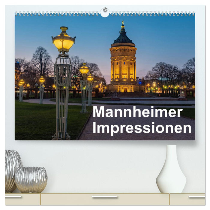 Mannheimer Impressionen. (CALVENDO Premium Wandkalender 2024)