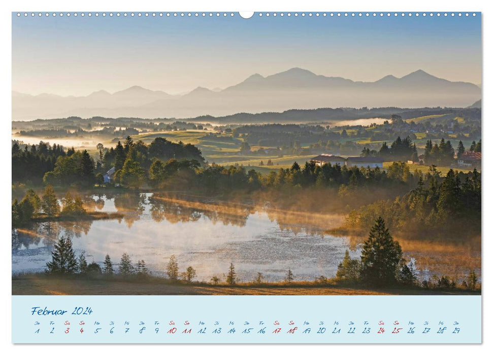 Die Seen Oberbayerns Juwelen der Natur (CALVENDO Premium Wandkalender 2024)