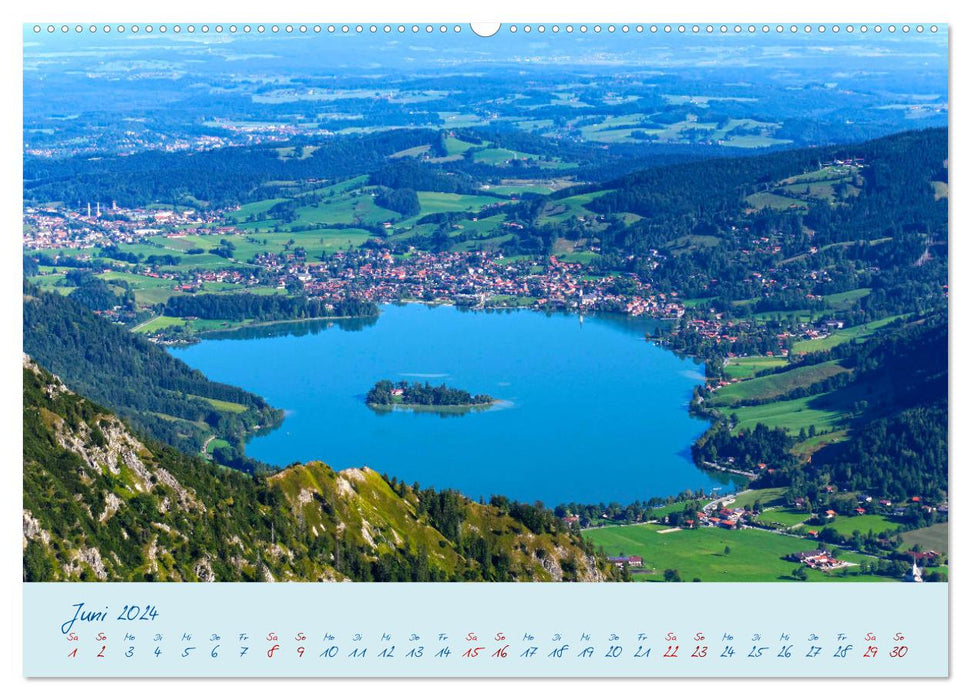 Die Seen Oberbayerns Juwelen der Natur (CALVENDO Premium Wandkalender 2024)