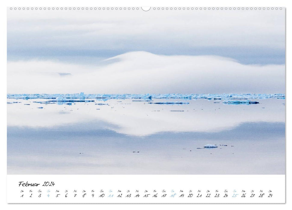 Heike Odermatt: 80° Nord - Fotografien von Spitzbergen und Nordaustland (CALVENDO Premium Wandkalender 2024)