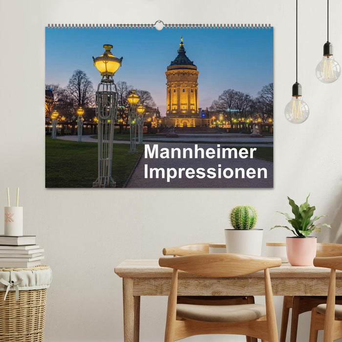 Impressions de Mannheim. (Calendrier mural CALVENDO 2024) 