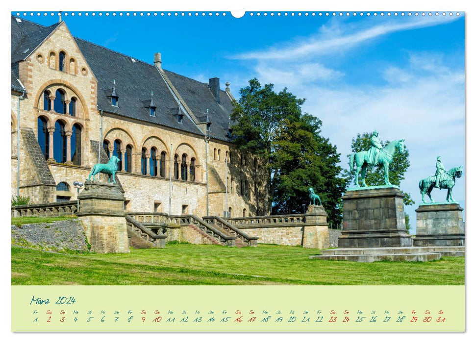 Harz, nature pure et patrimoine culturel mondial (Calendrier mural CALVENDO Premium 2024) 