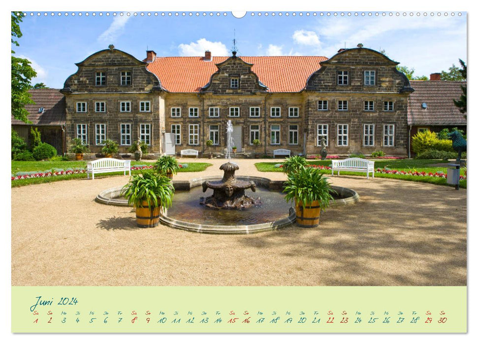Harz, nature pure et patrimoine culturel mondial (Calendrier mural CALVENDO Premium 2024) 