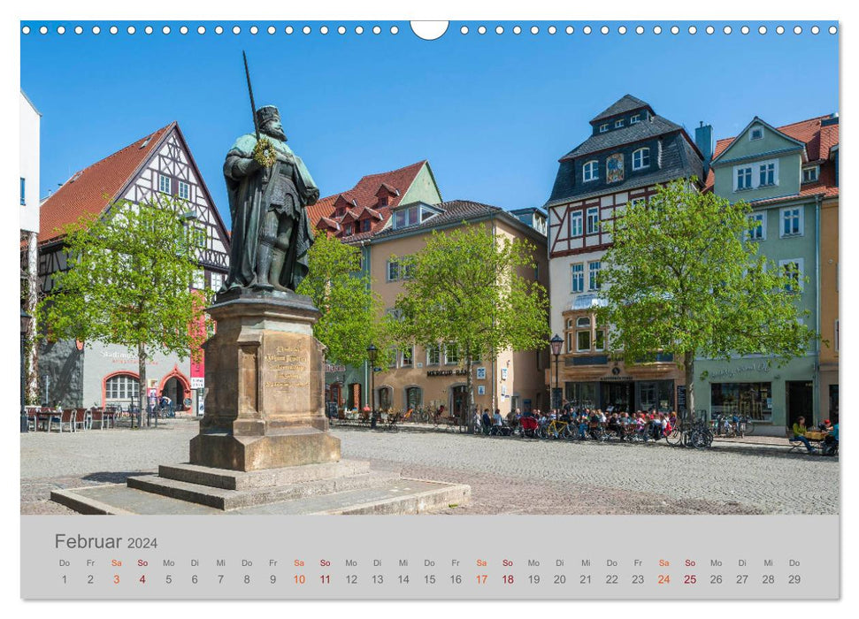 Jena Universitätstadt an der Saale (CALVENDO Wandkalender 2024)