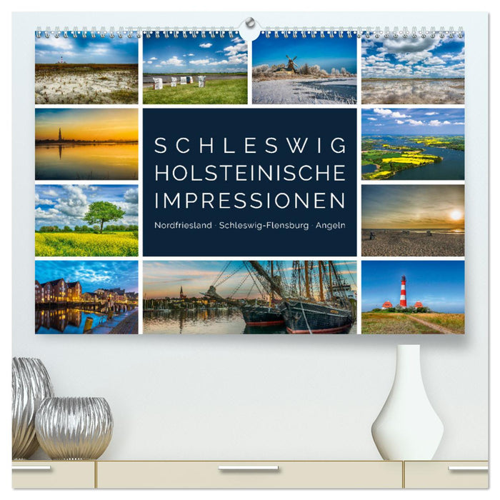 Impressions du Schleswig-Holstein (Calendrier mural CALVENDO Premium 2024) 