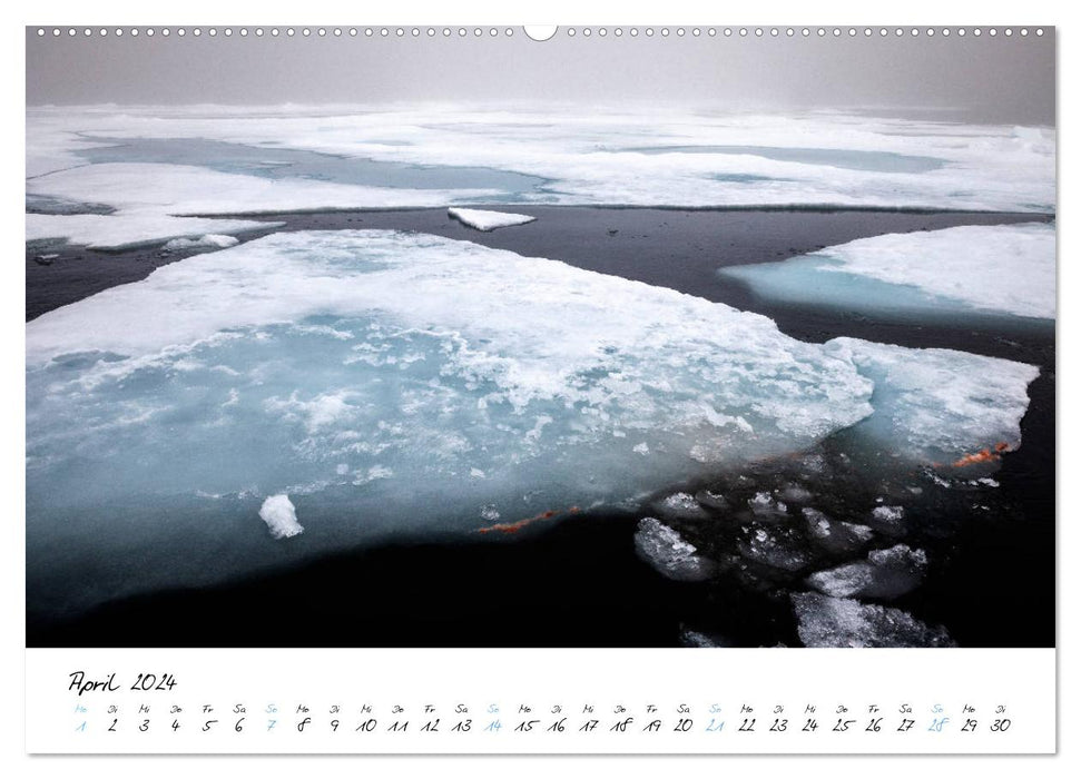 Heike Odermatt: 80° Nord - Fotografien von Spitzbergen und Nordaustland (CALVENDO Wandkalender 2024)