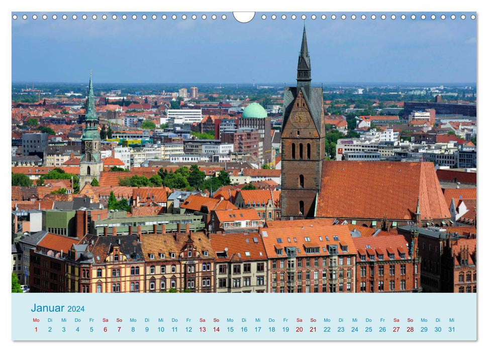Hannover Die Metropole Niedersachsens (CALVENDO Wandkalender 2024)
