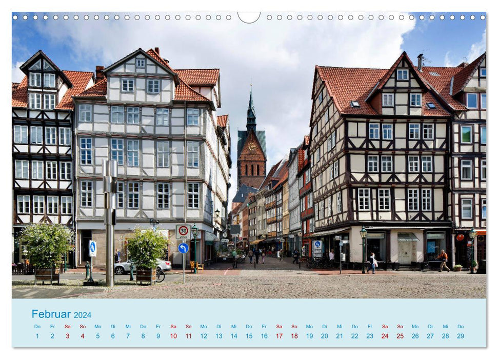 Hannover Die Metropole Niedersachsens (CALVENDO Wandkalender 2024)