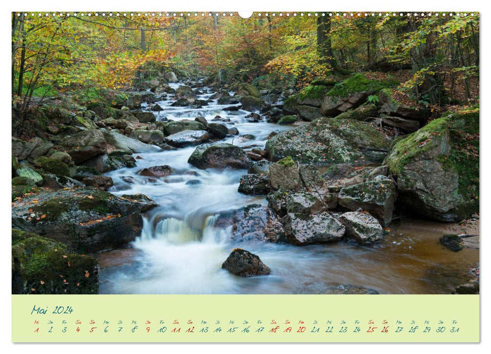 Harz Natur pur und Weltkulturerbe (CALVENDO Wandkalender 2024)
