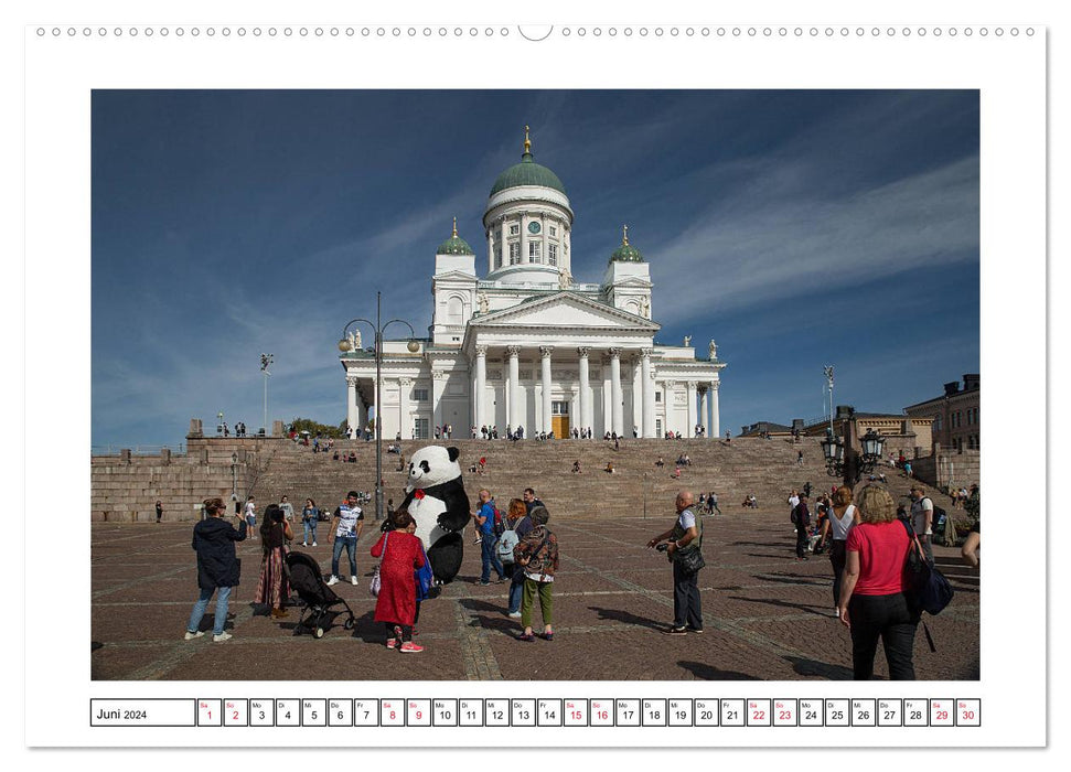 Helsinki - Die weiße Stadt des Nordens (CALVENDO Wandkalender 2024)