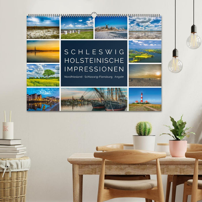 Schleswig-Holsteinische Impressionen (CALVENDO Wandkalender 2024)