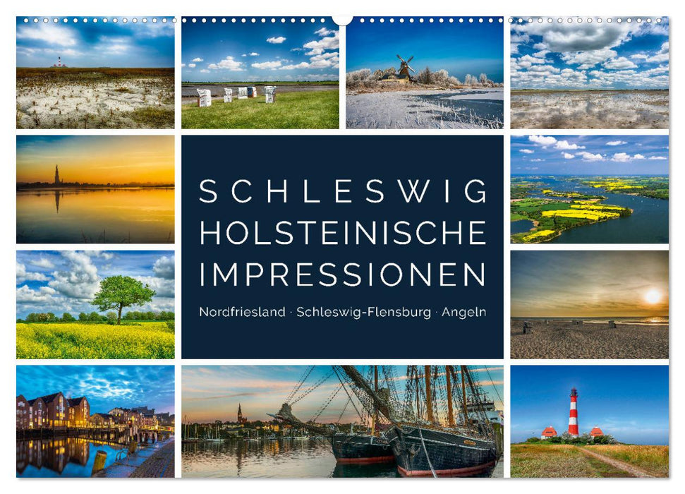 Schleswig-Holsteinische Impressionen (CALVENDO Wandkalender 2024)