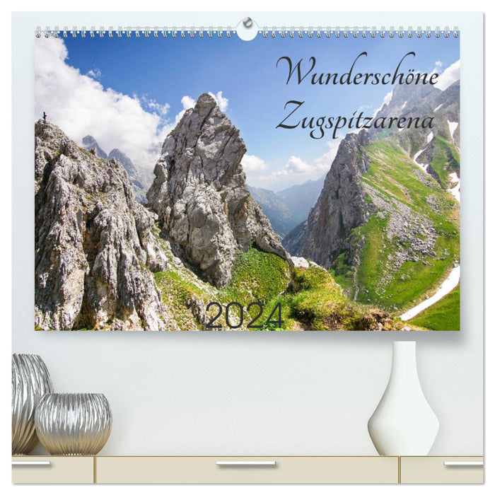 Wunderschöne Zugspitzarena (CALVENDO Premium Wandkalender 2024)
